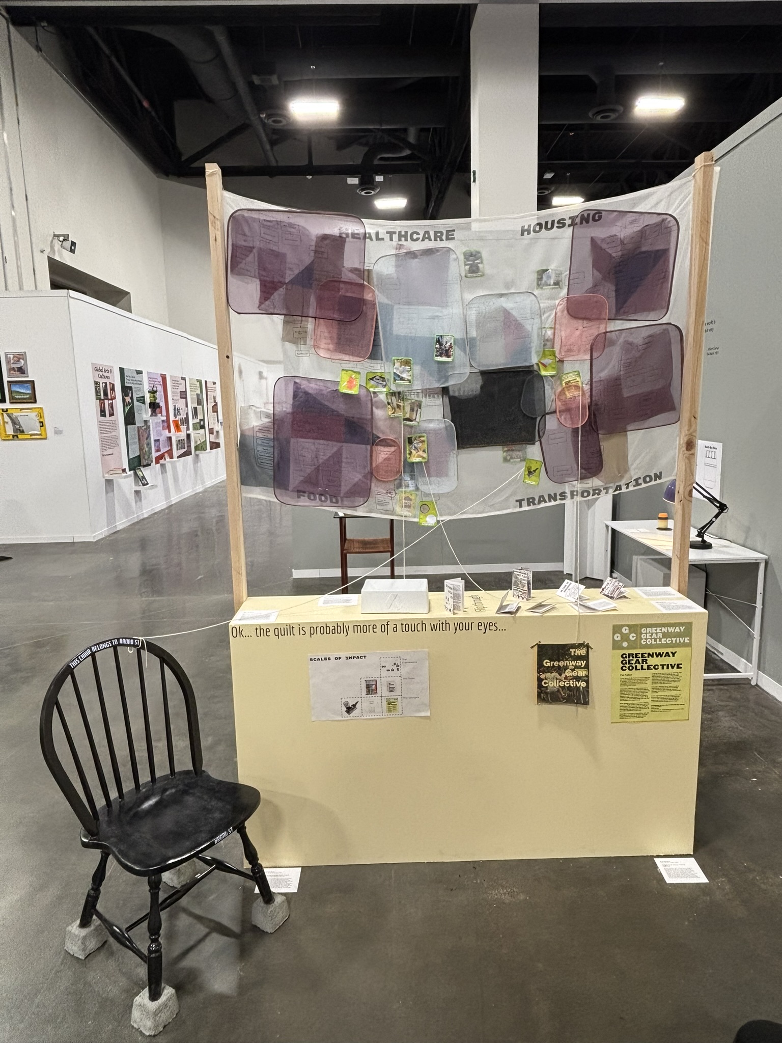 Patchworks framework on show at the RISD 2025 Grad Thesis Show